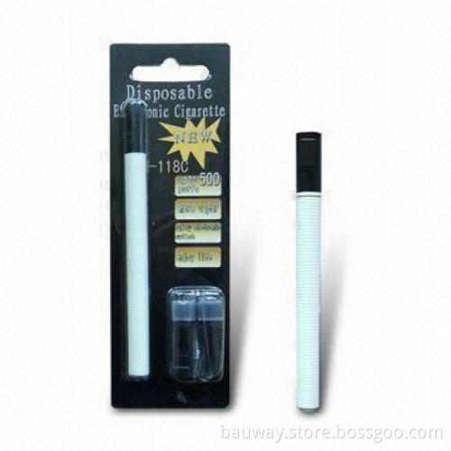 E-cigarettes with 3.3 to 4.2V Working Voltage and 150mAh Battery Capacity, 50 Flavors are Available